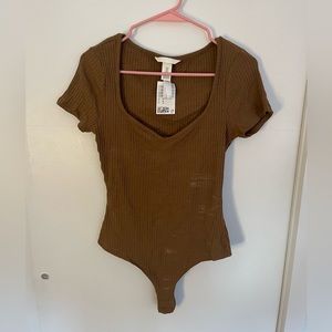 Brown Sweetheart Shortsleeve Onesie